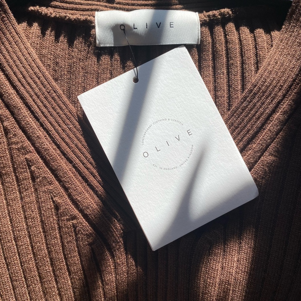 Olive clothing v neck sweater